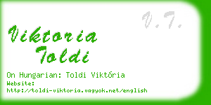 viktoria toldi business card