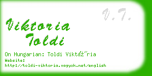 viktoria toldi business card